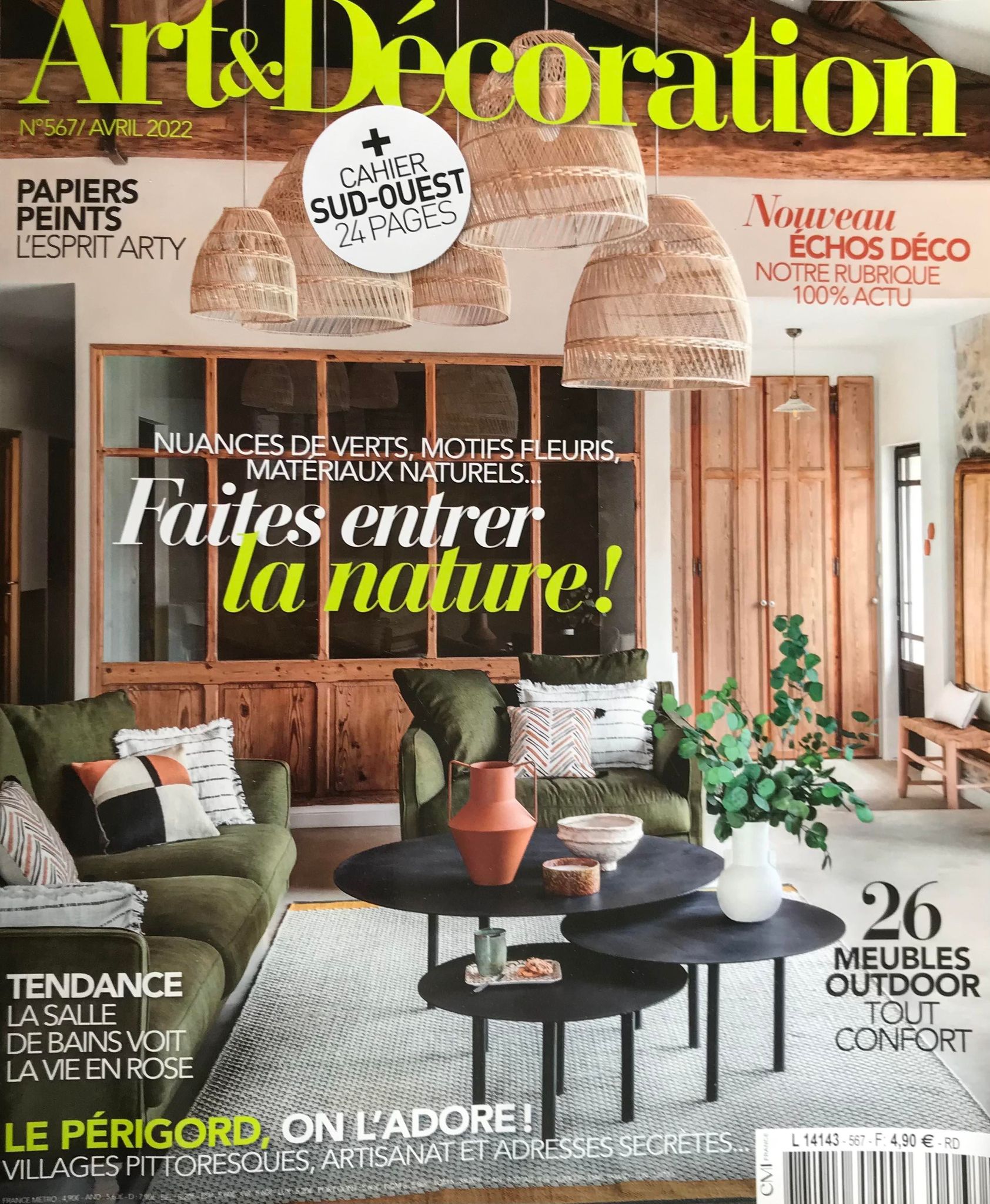 parution presse art & décoration