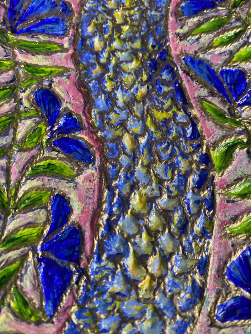 Snake & blue flowers – Image 4
