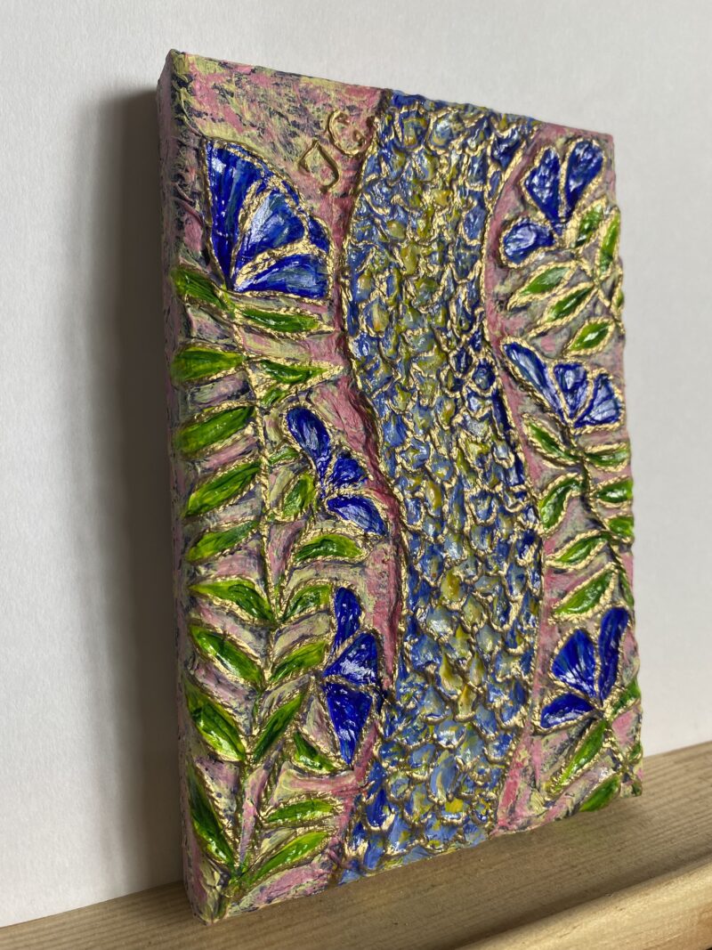 Snake & blue flowers – Image 5
