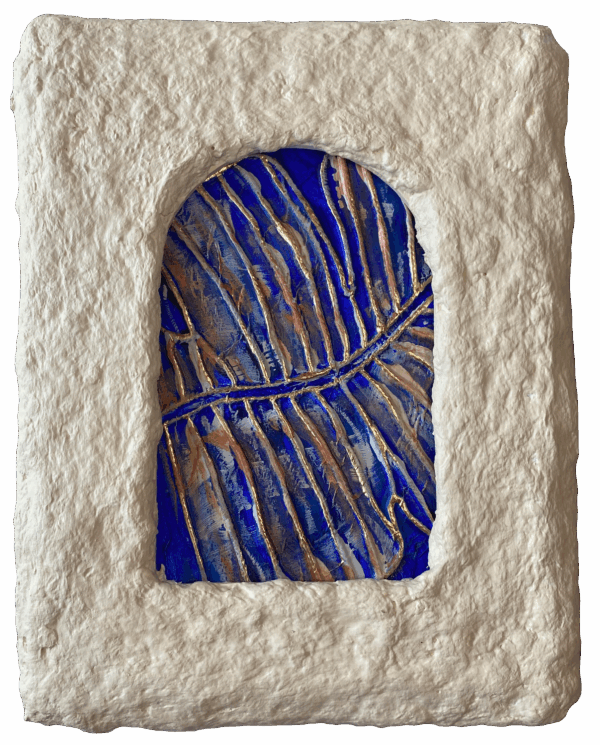 Blue Palm in the Arch 1