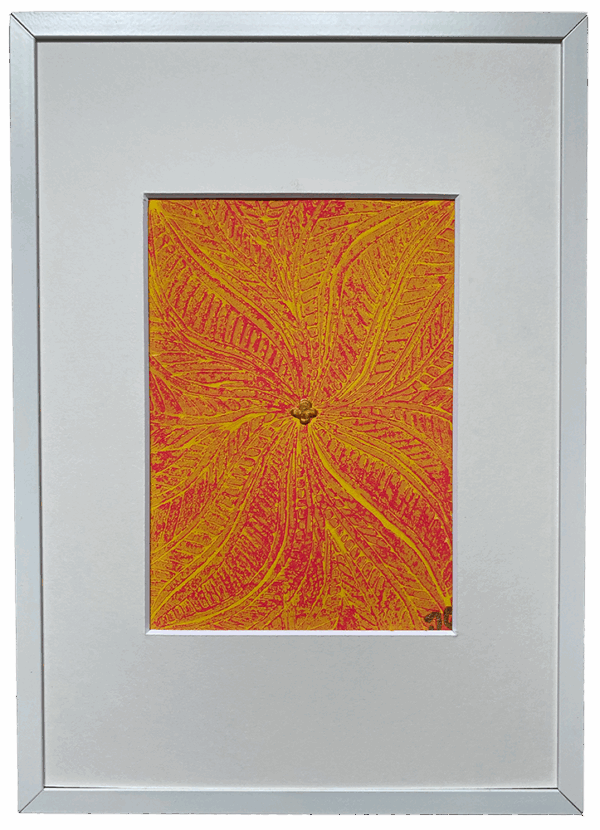 Impression jaune & magenta