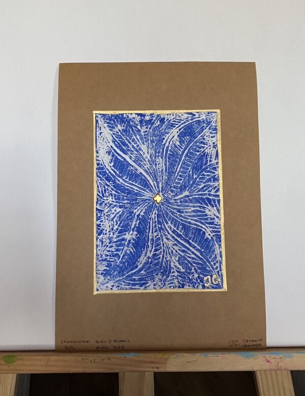Impression bleu & blanc – Image 7
