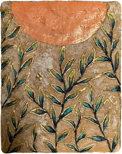 Reflets sur le feuillage