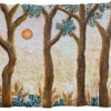 Tableau bas-relief "À la lisière"