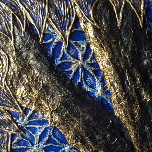 Détails arbre, Blue tree of Life, 2019